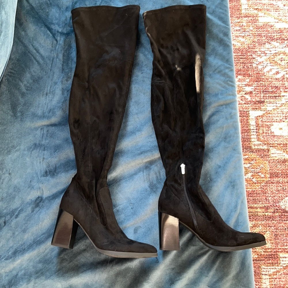 Marc Jacobs Over the knee hi black boots SUEDE 🔥🔥 9.5